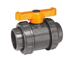 DOUBLE UNION PVC BALL VALVE